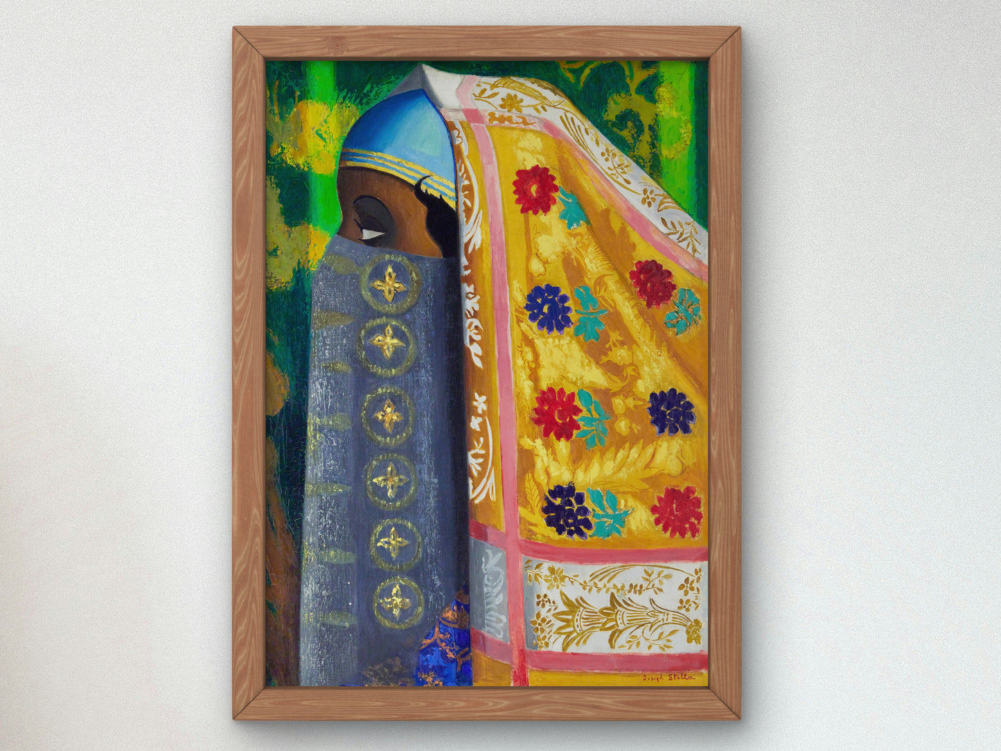 Algerian Woman by Joseph Stella 1930, Wall Art Print, Fine Art Reproduction, Museum Quality Decor, Poster