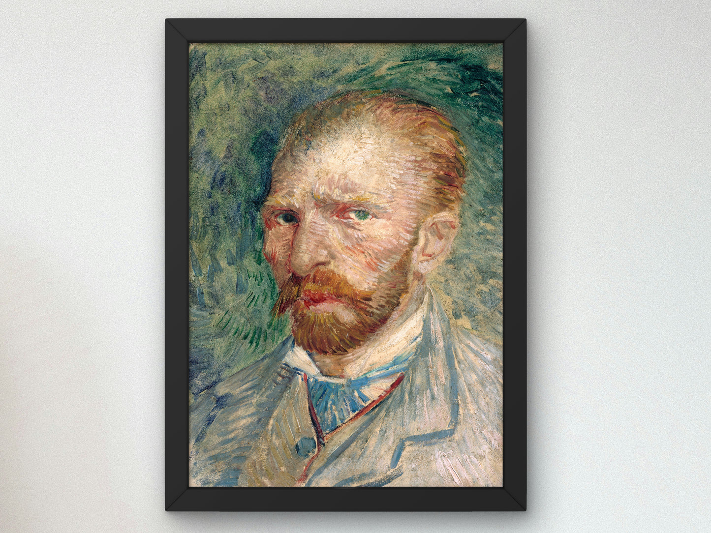 Self Portrait by Vincent van Gogh 1887, Wall Art Print, Fine Art Reproduction, Museum Quality Decor, Poster