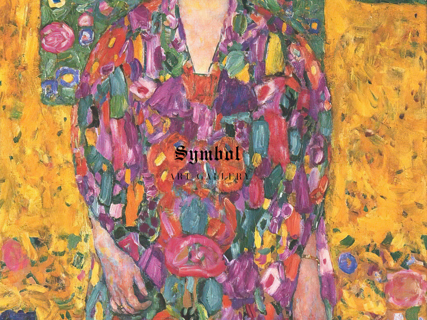 Portrait of Eugenia Primavesi by Gustav Klimt 1913, Wall Art Print, Fine Art Reproduction, Museum Quality Decor, Poster