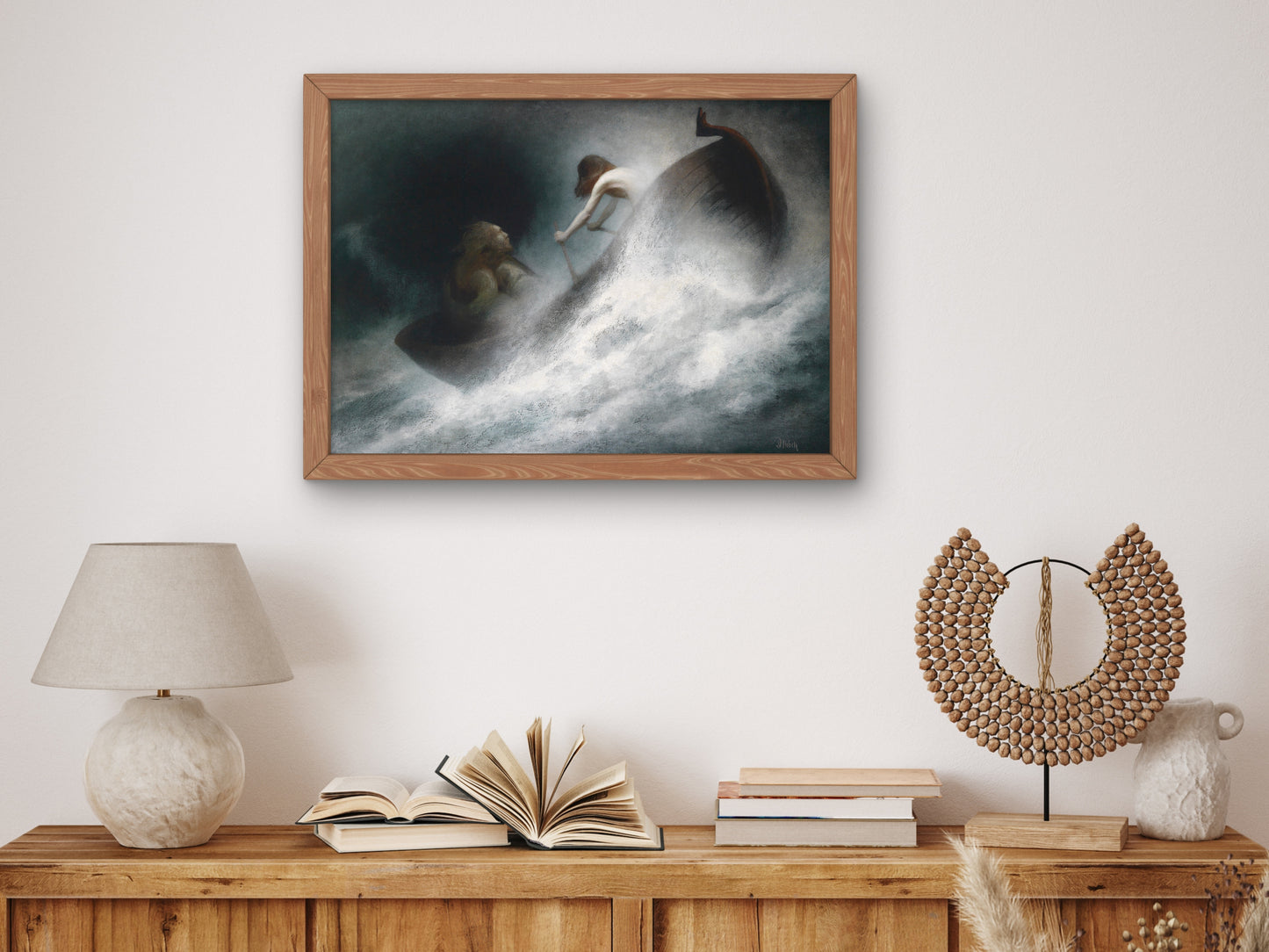 Towards Salvation by Karl Wilhelm Diefenbach, Wall Art Print, Fine Art Reproduction, Museum Quality Decor, Poster