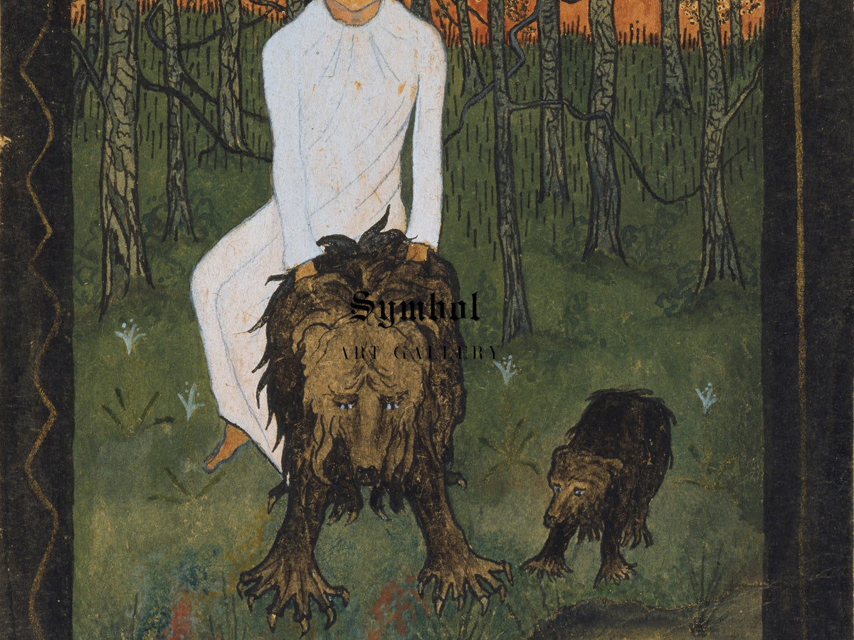 The Fairy Tale I by Hugo Simberg 1895, Wall Art Print, Fine Art Reproduction, Museum Quality Decor, Poster