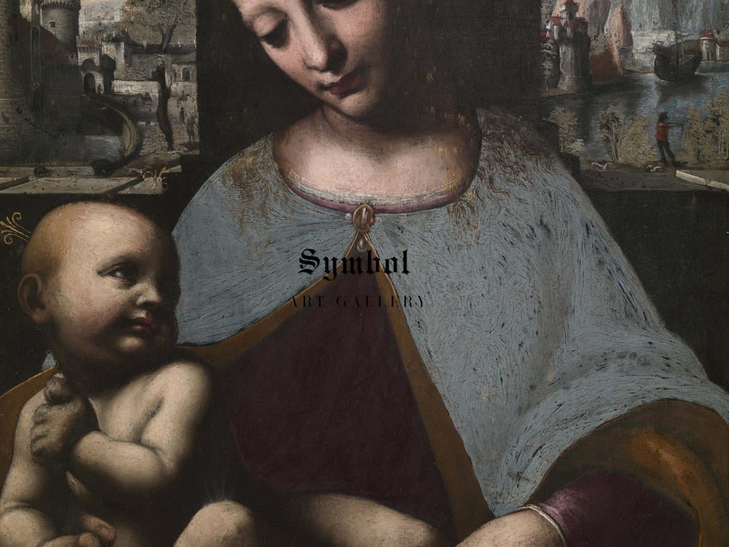 Virgin and Child by Leonardo da Vinci 1481, Wall Art Print, Fine Art Reproduction, Museum Quality Decor, Poster