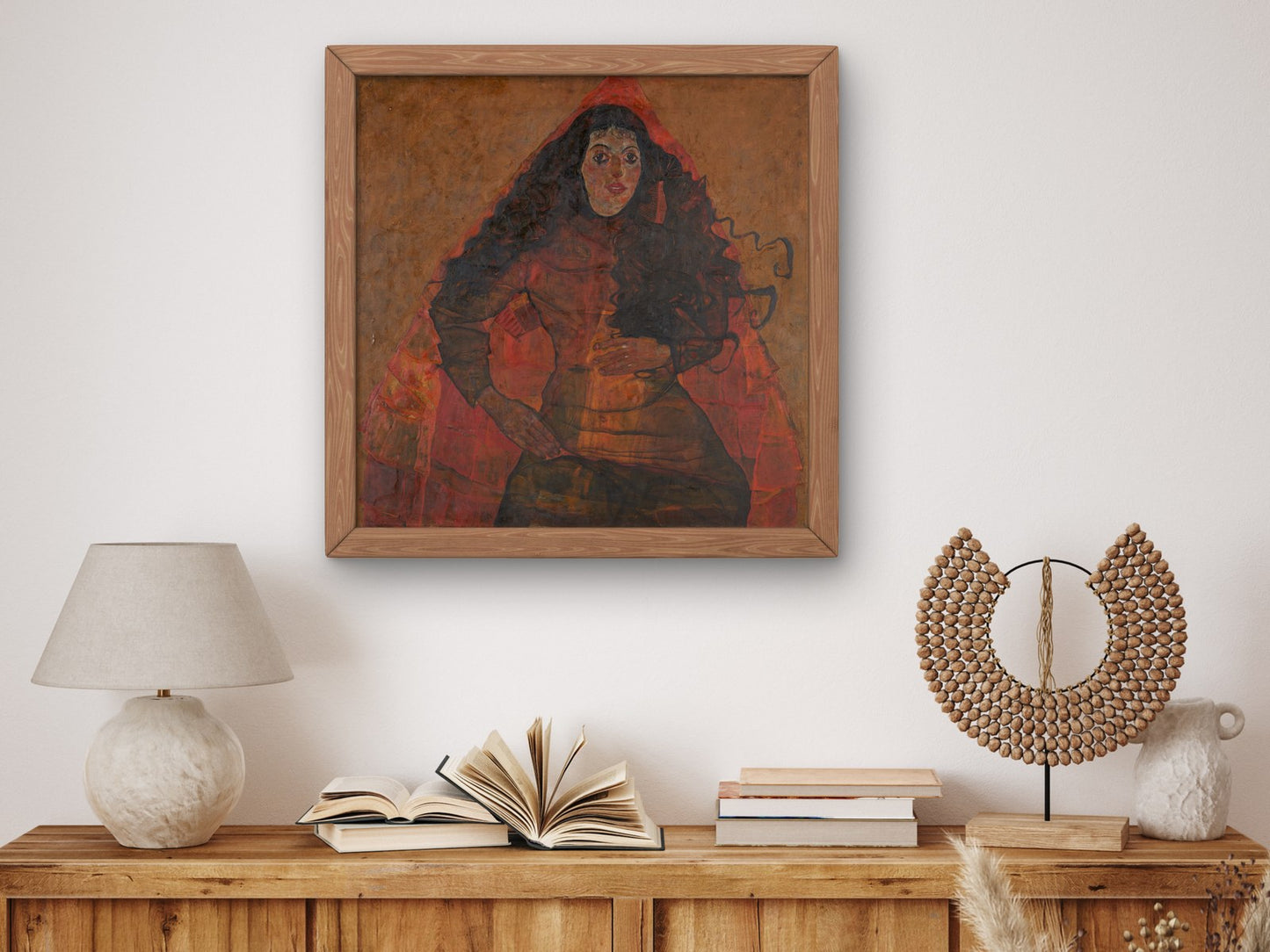 Trude Engel by Egon Schiele 1913, Wall Art Print, Fine Art Reproduction, Museum Quality Decor, Poster
