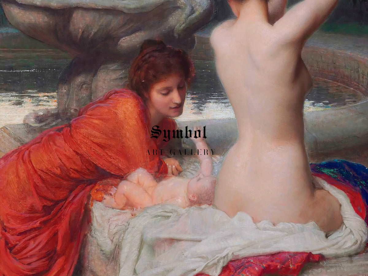 The Spring by George Spencer Watson 1900, Wall Art Print, Fine Art Reproduction, Museum Quality Decor, Poster