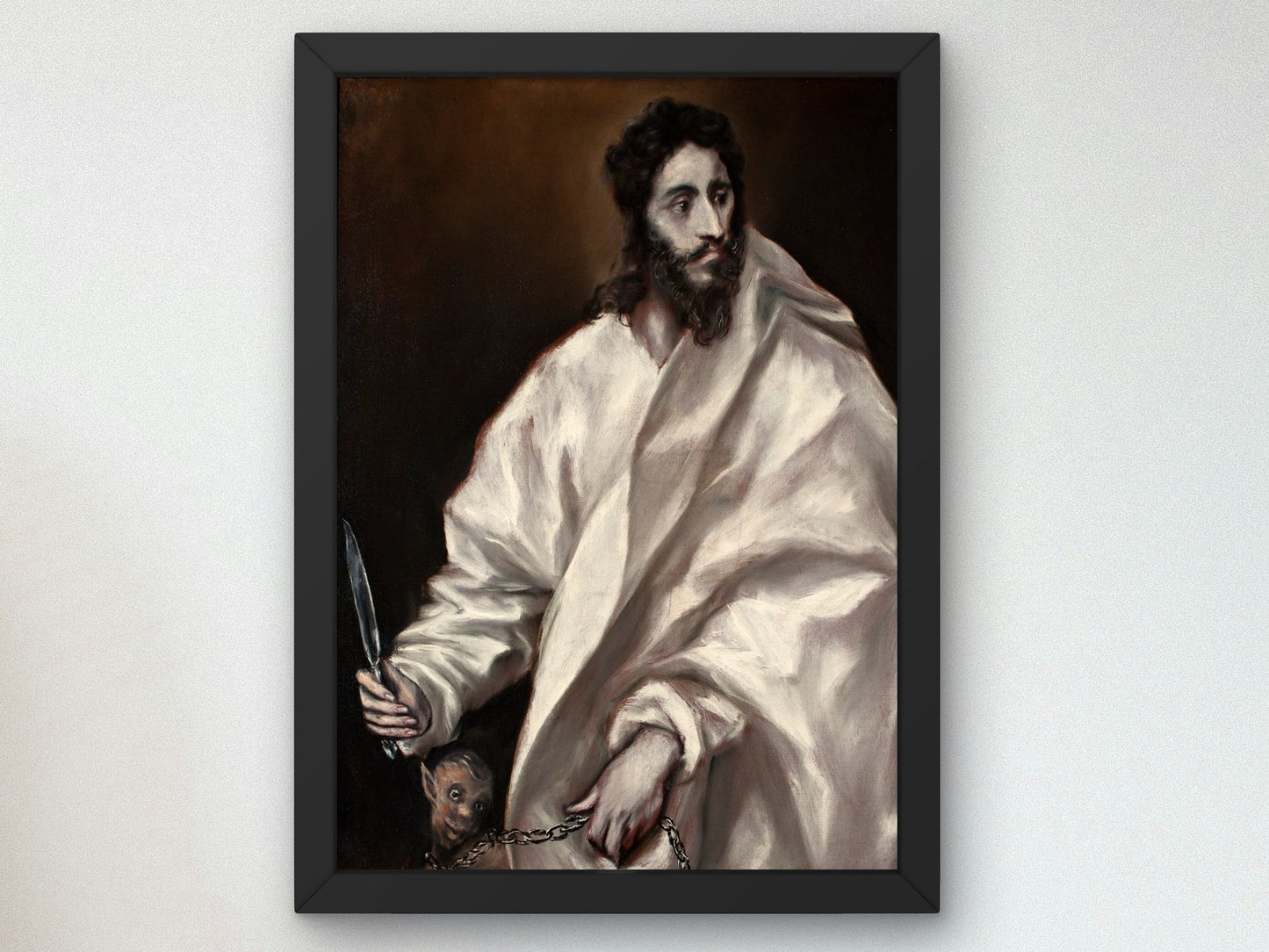Saint Bartholomew by El Greco 1610, Wall Art Print, Fine Art Reproduction, Museum Quality Decor, Poster