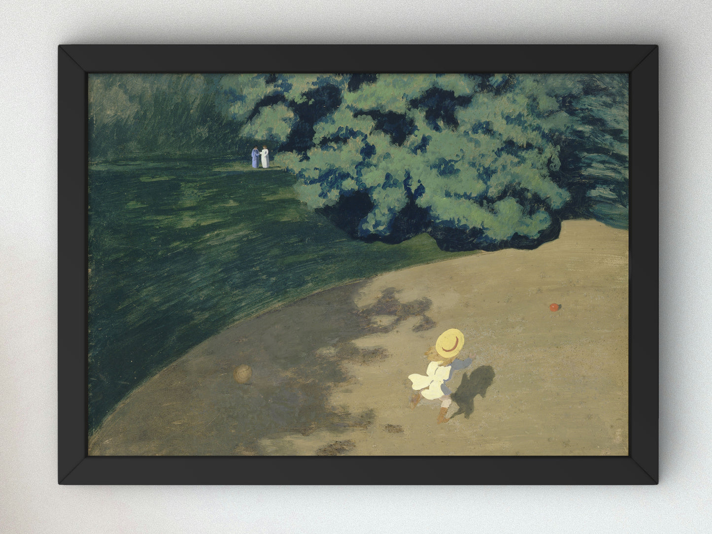 The Ball by Félix Vallotton 1899, Wall Art Print, Fine Art Reproduction, Museum Quality Decor, Poster