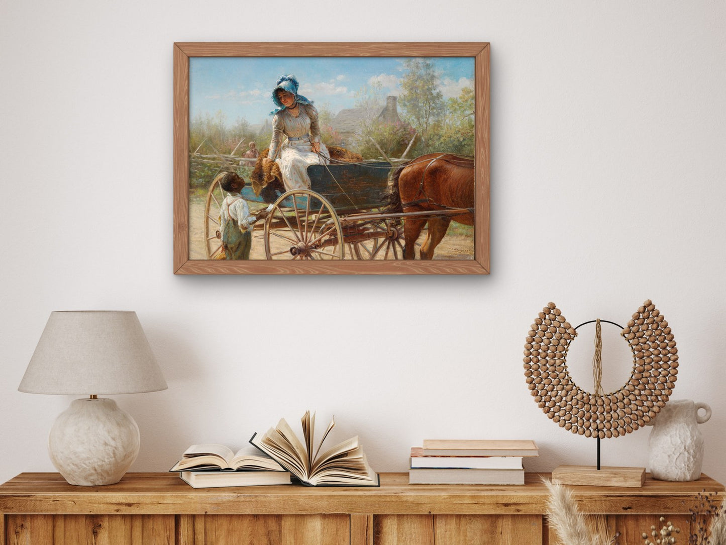 The Message by Edward Lamson Henry 1893, Wall Art Print, Fine Art Reproduction, Museum Quality Decor, Poster