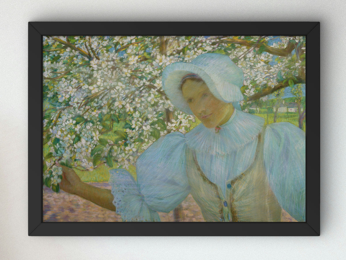 Breton Woman by Wilhelm List 1894, Wall Art Print, Fine Art Reproduction, Museum Quality Decor, Poster
