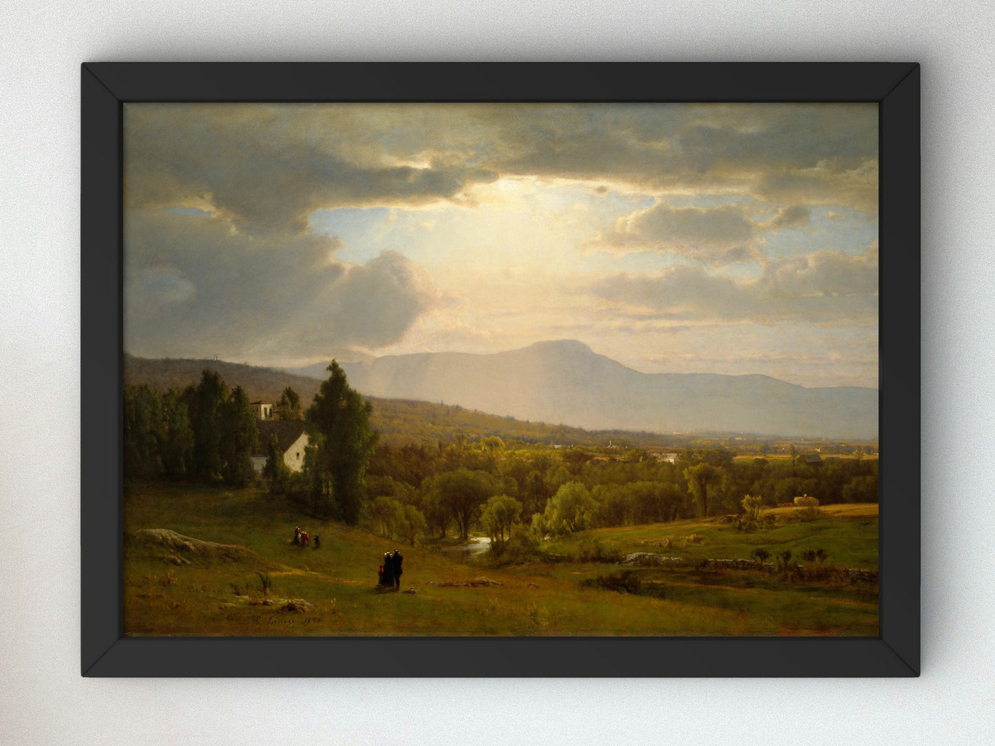 Catskill Mountains by George Inness 1870, Wall Art Print, Fine Art Reproduction, Museum Quality Decor, Poster