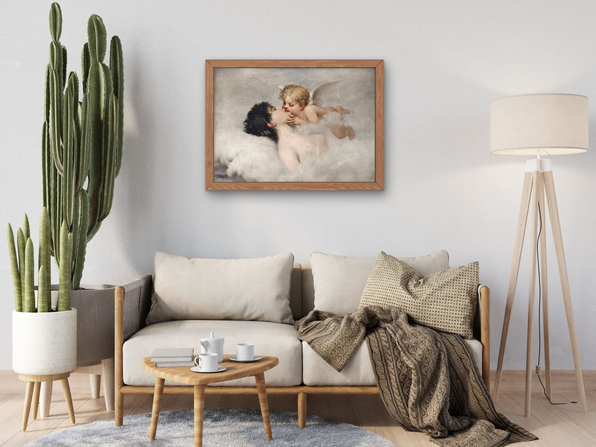 An Allegory of Love by William Adolphe Bouguereau, Wall Art Print, Fine Art Reproduction, Museum Quality Decor, Poster