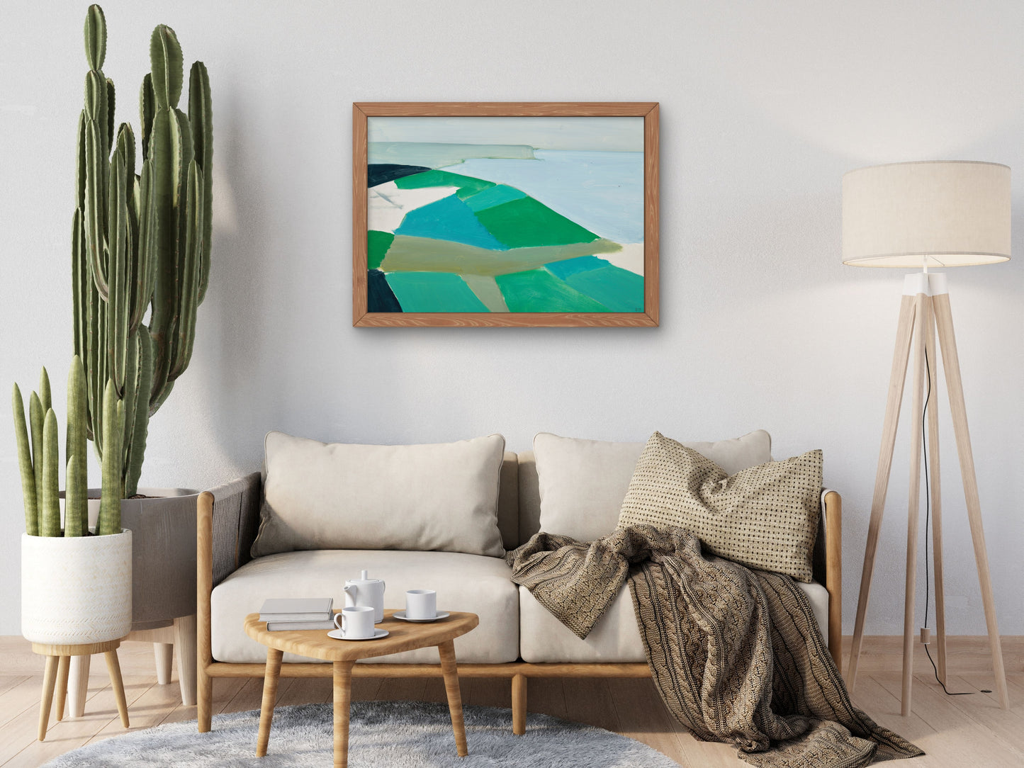 Cap Blanc Nez by Nicolas de Staël 1954, Wall Art Print, Fine Art Reproduction, Museum Quality Decor, Poster