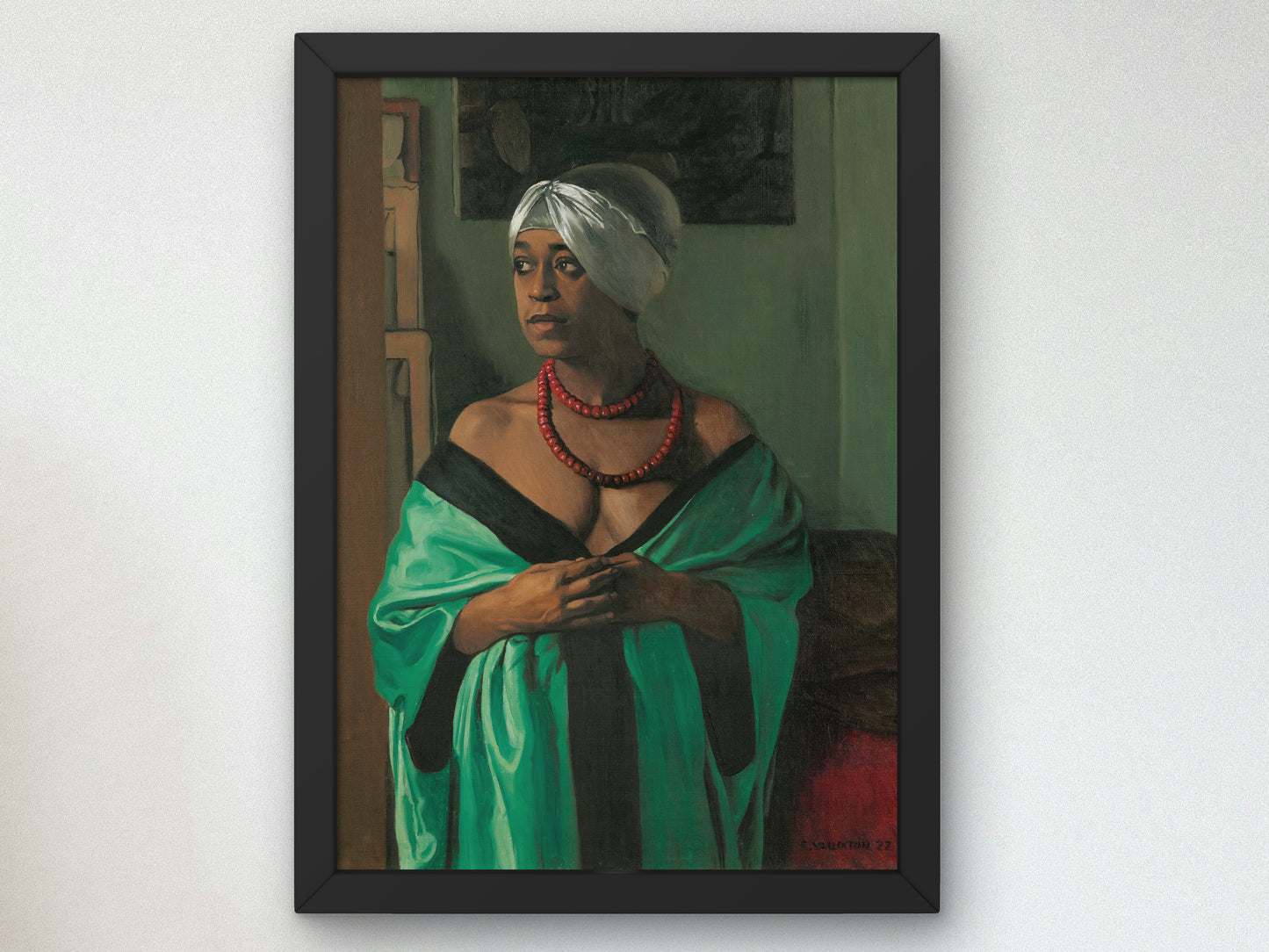 Aïcha by Félix Vallotton 1922, Wall Art Print, Fine Art Reproduction, Museum Quality Decor, Poster