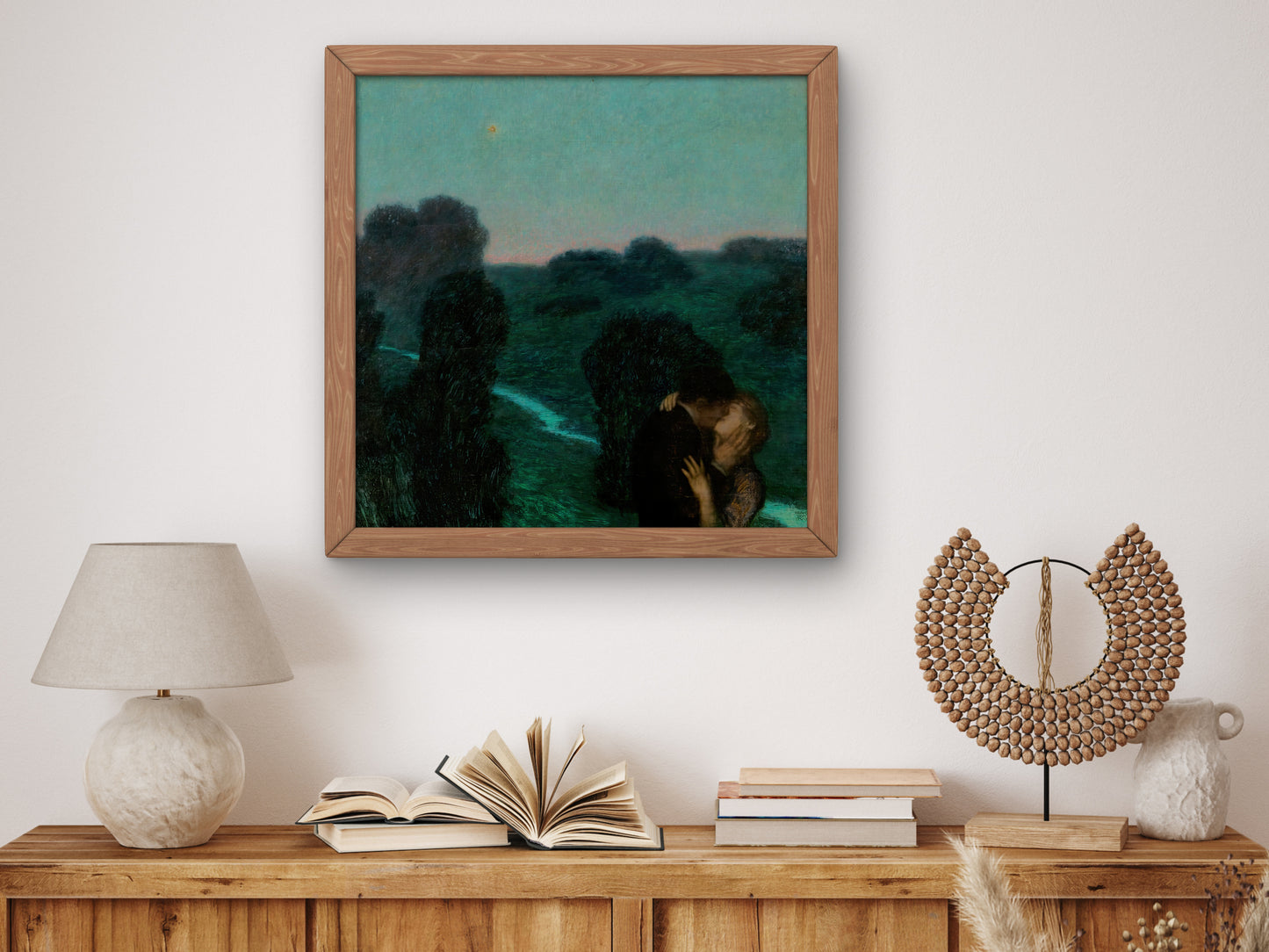 The Evening Star by Franz von Stuck 1899, Wall Art Print, Fine Art Reproduction, Museum Quality Decor, Poster