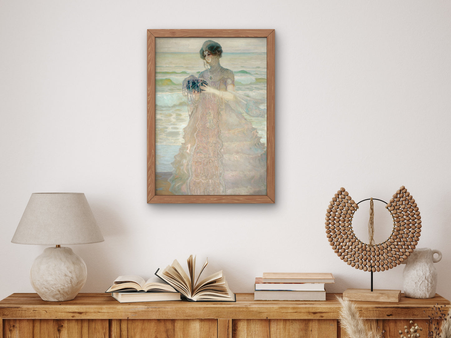 Story of the Sea by Kazimierz Stabrowski 1910, Wall Art Print, Fine Art Reproduction, Museum Quality Decor, Poster