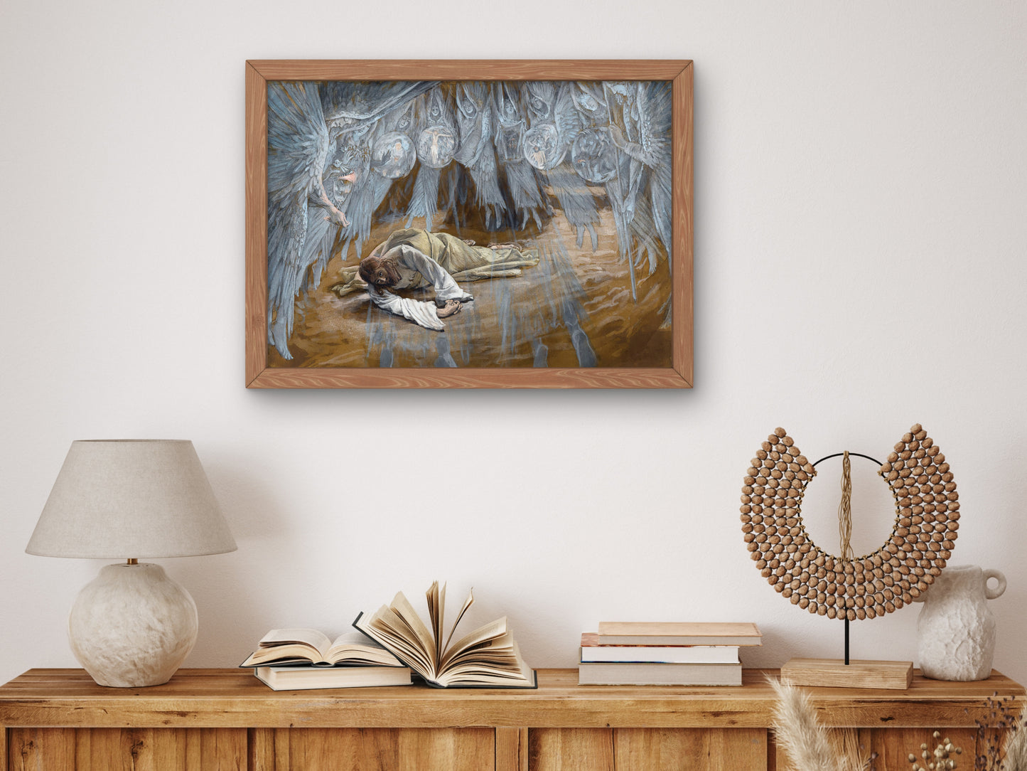 The Grotto of the Agony by James Tissot 1886, Wall Art Print, Fine Art Reproduction, Museum Quality Decor, Poster