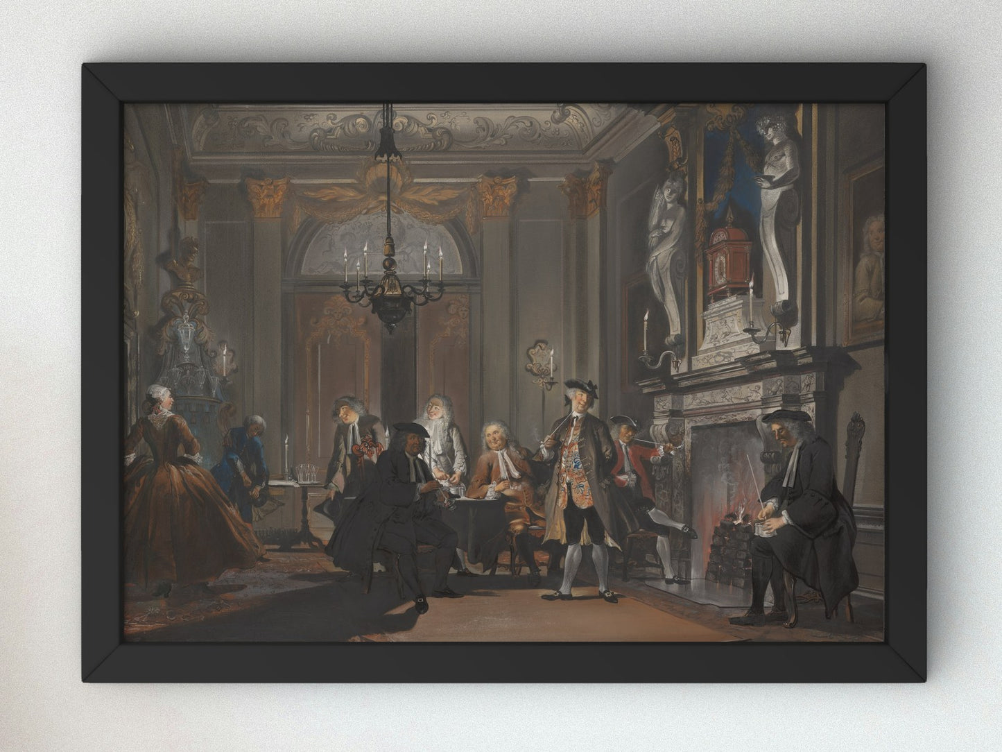 Nemo Loquebatur by Cornelis Troost 1740, Wall Art Print, Fine Art Reproduction, Museum Quality Decor, Poster