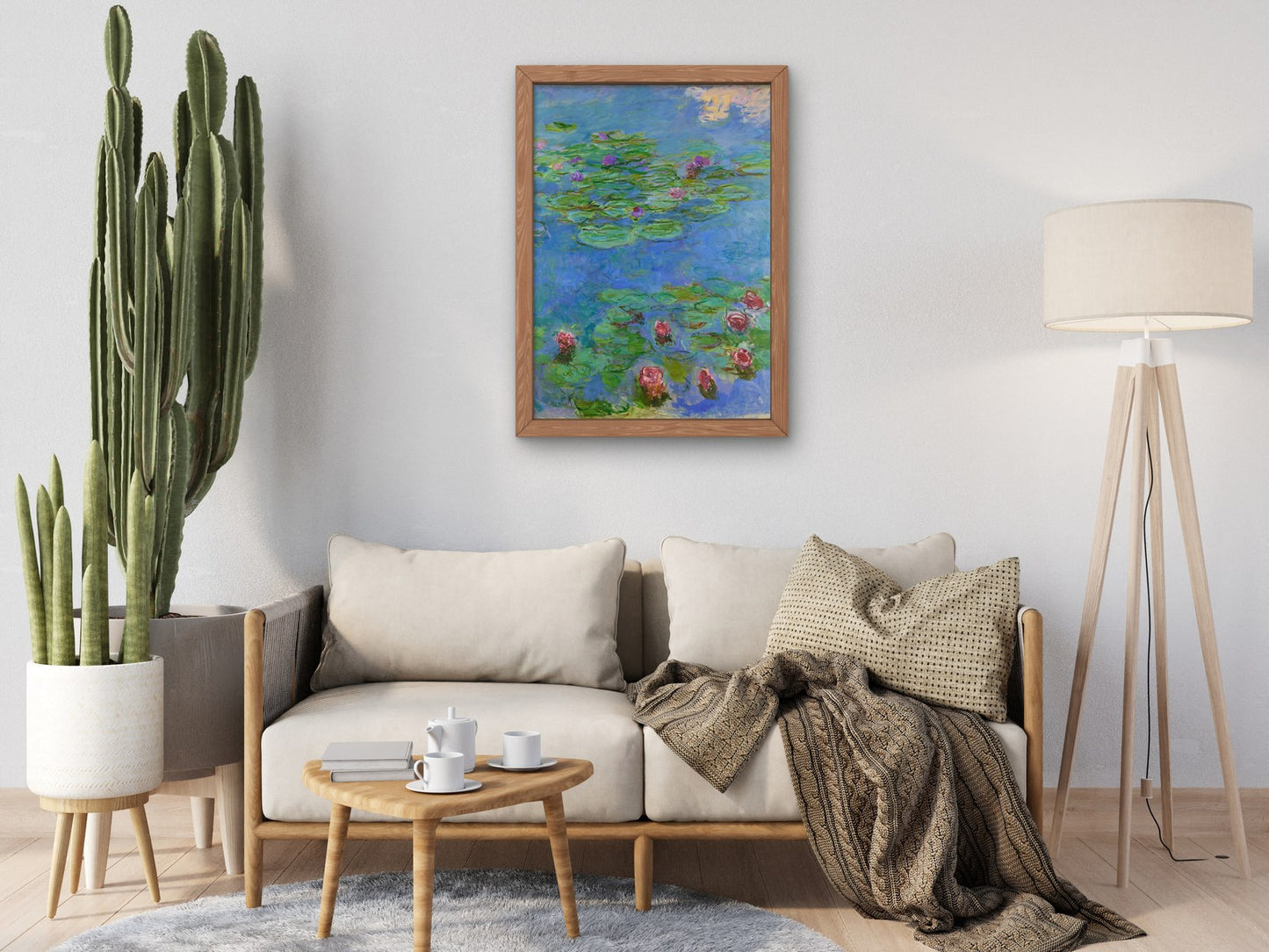 Water Lilies by Claude Monet 1914, Wall Art Print, Fine Art Reproduction, Museum Quality Decor, Poster