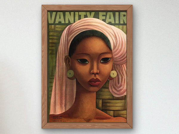 A Woman From Bali by Miguel Covarrubias Magazine Cover Vanity Fair 1936, Museum Quality Print, Modern art home Deco Wall art Poster art Gift