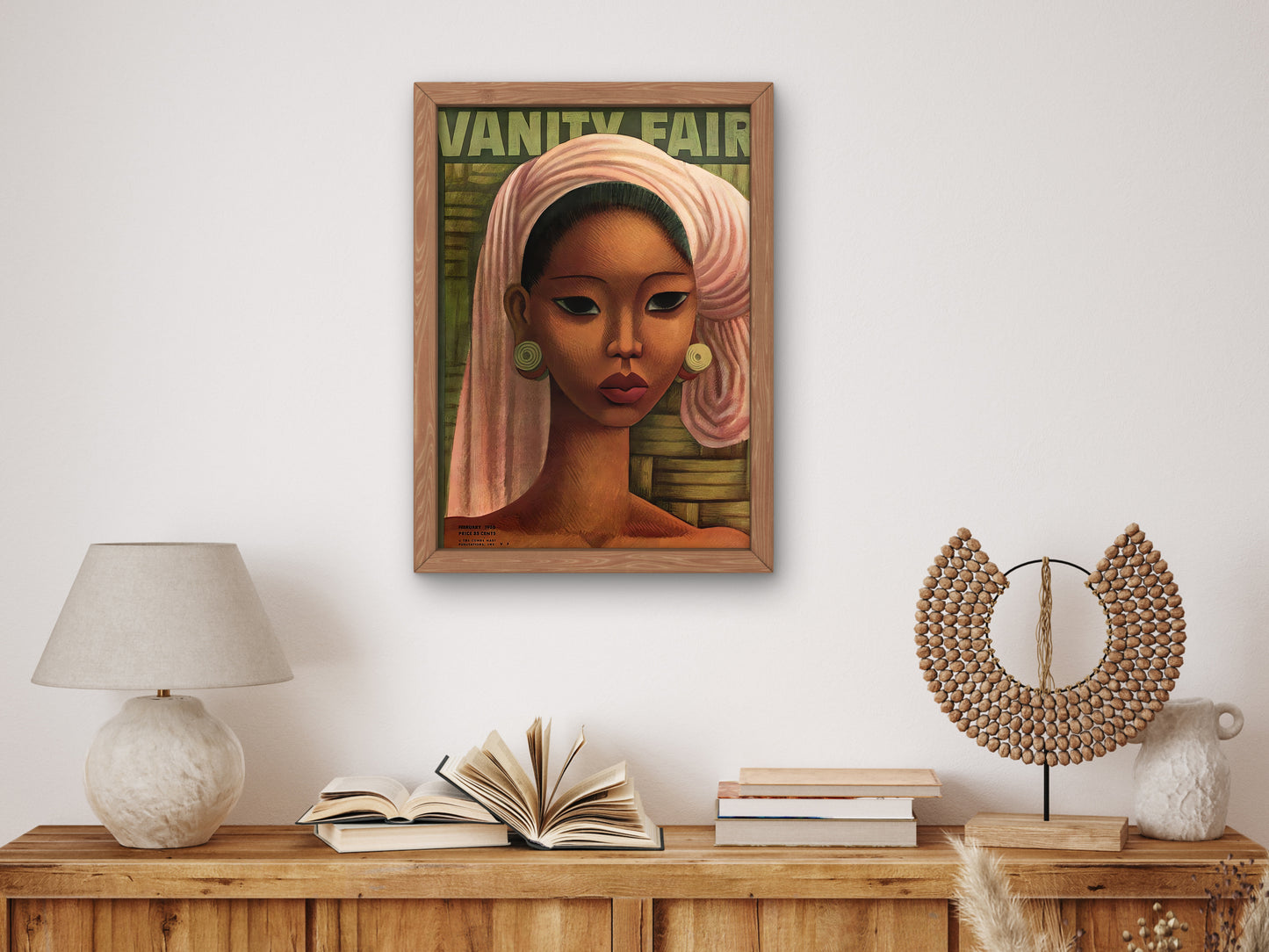 A Woman From Bali by Miguel Covarrubias Magazine Cover Vanity Fair 1936, Museum Quality Print, Modern art home Deco Wall art Poster art Gift