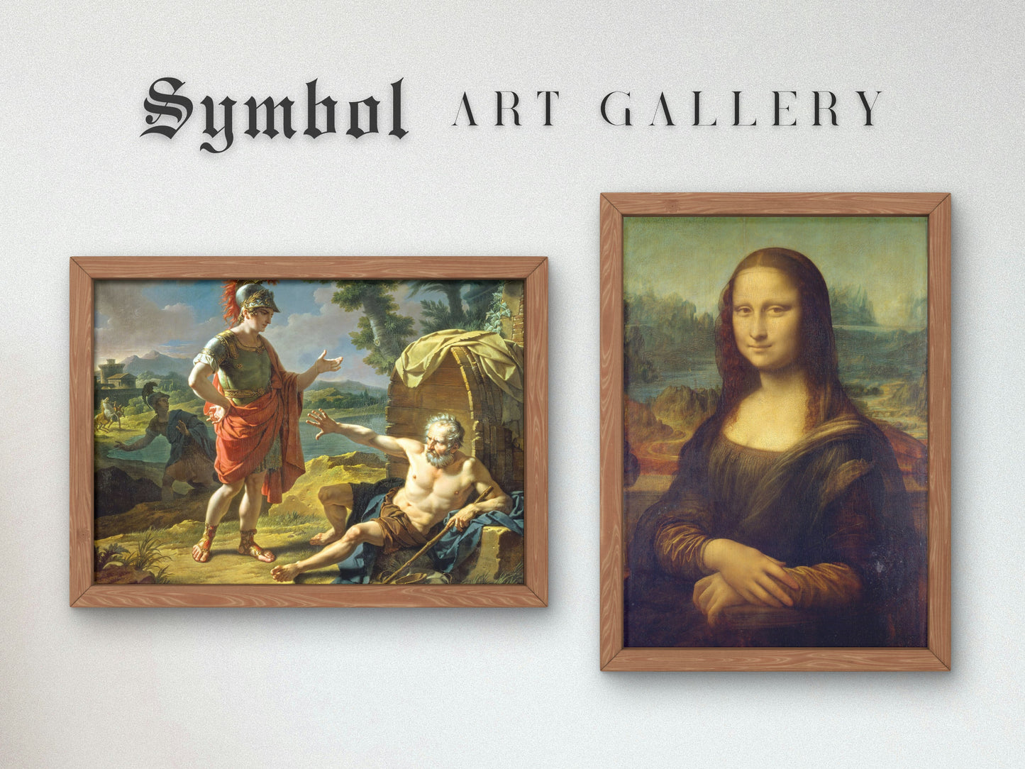 Alexander and Diogenes by Nicolas André Monsiau 1818 Museum Quality Oil Painting print home decor wall art, Elegant home decor artwork