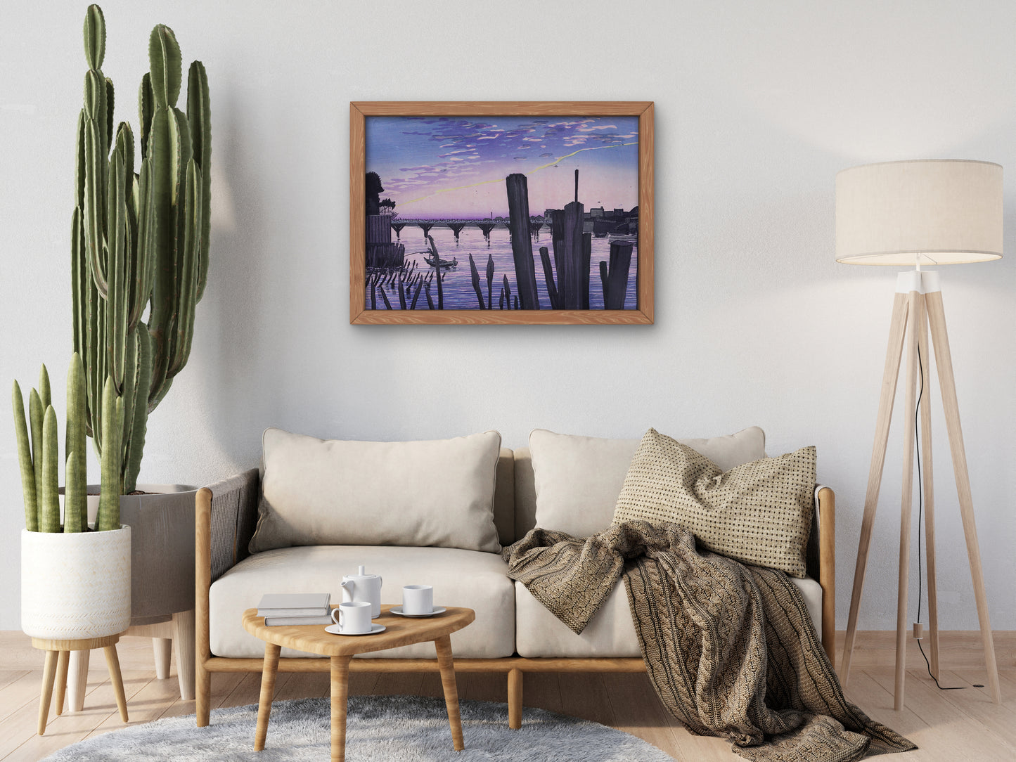 A thousand stakes by Ryogokubashi Kobayashi Kiyochika 1880, Japan Museum Quality print, Ukiyo-e Japanese wallArt Poster