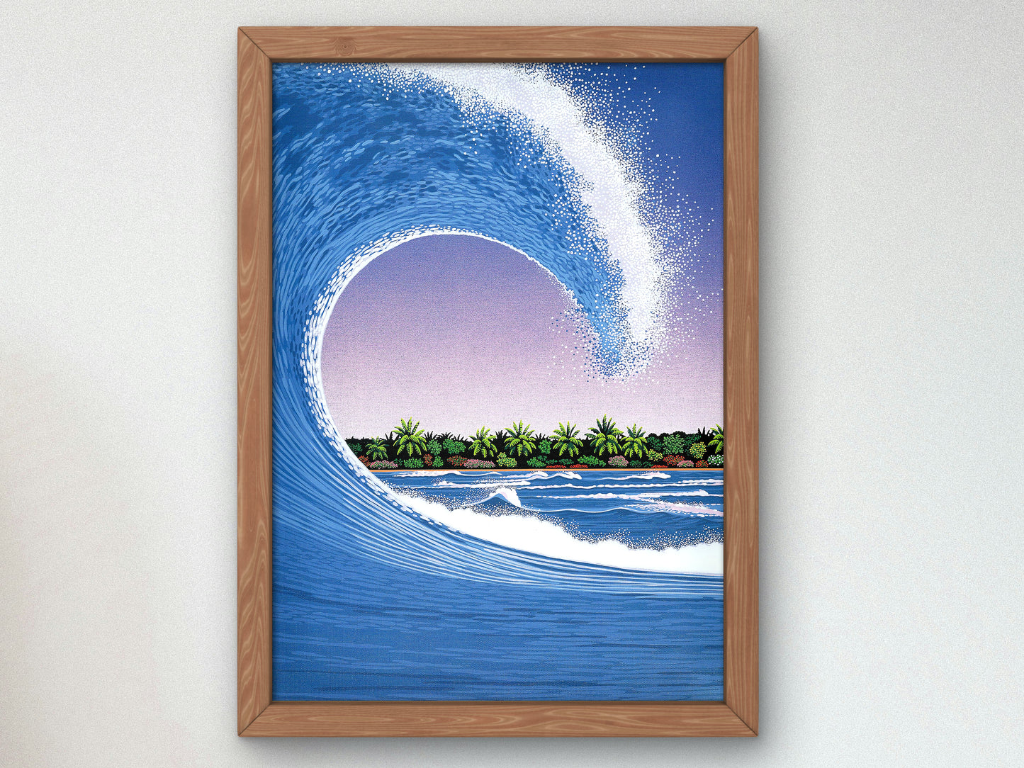 Beachcomber IV by Hiroshi Nagai Poster, 80's Aesthetic, Vaporwave, Synthwave, Japan Art, Retrowave, Housewarming Art Gift Print