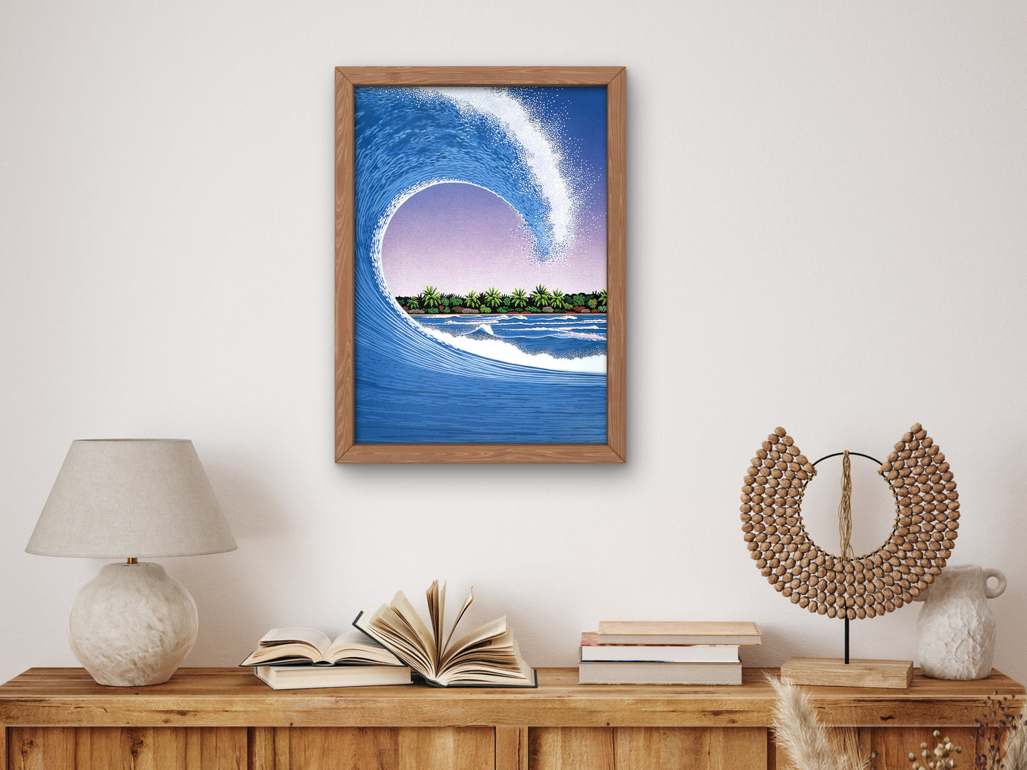 Beachcomber IV by Hiroshi Nagai Poster, 80's Aesthetic, Vaporwave, Synthwave, Japan Art, Retrowave, Housewarming Art Gift Print