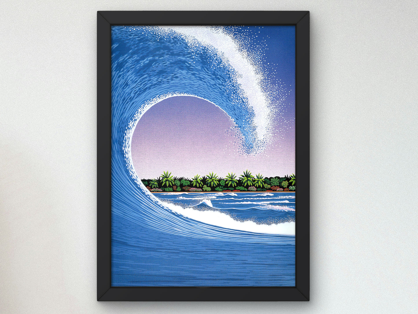 Beachcomber IV by Hiroshi Nagai Poster, 80's Aesthetic, Vaporwave, Synthwave, Japan Art, Retrowave, Housewarming Art Gift Print