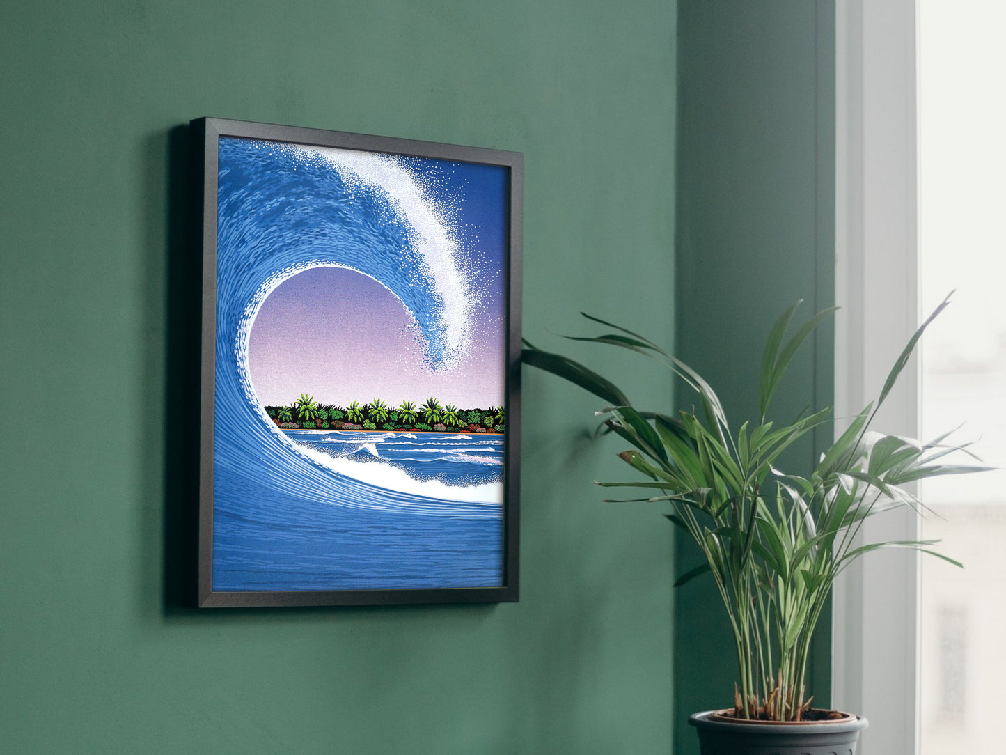 Beachcomber IV by Hiroshi Nagai Poster, 80's Aesthetic, Vaporwave, Synthwave, Japan Art, Retrowave, Housewarming Art Gift Print