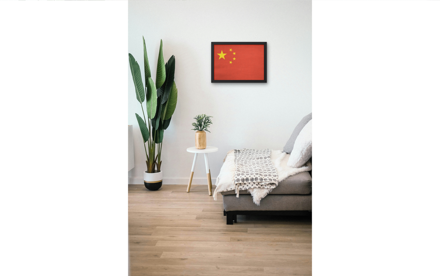 Drapeau Chine Poster wall art prints China Vintage Flag