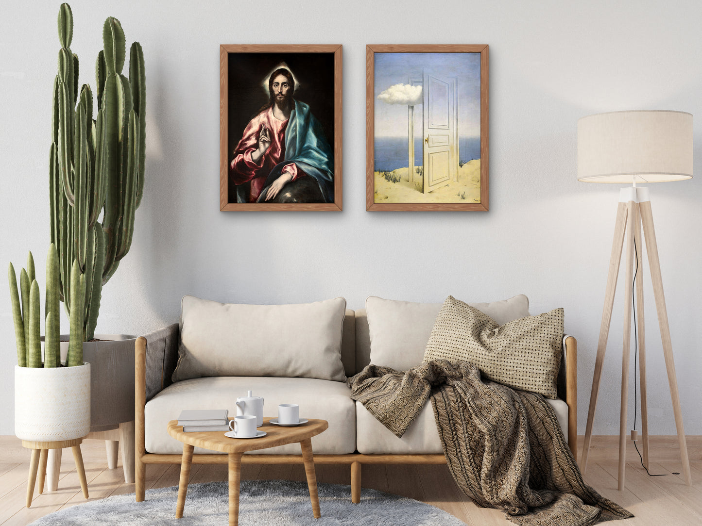 Christ as Saviour by El Greco 1610, Museum Quality Oil Painting, Classical Wall Art Print home decor Housewarming Gift