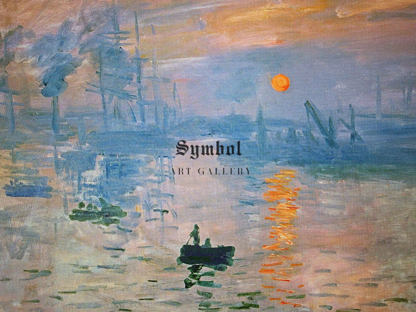 Claude Monet Sunrise 1972, Museum Quality artwork gallery poster, wall art, classy elegant home decor, Sunrise