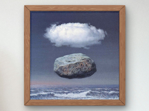 Clear ideas by René Magritte 1958, Museum Quality artwork gallery poster, wall art Print, classy elegant home decor, surrealism