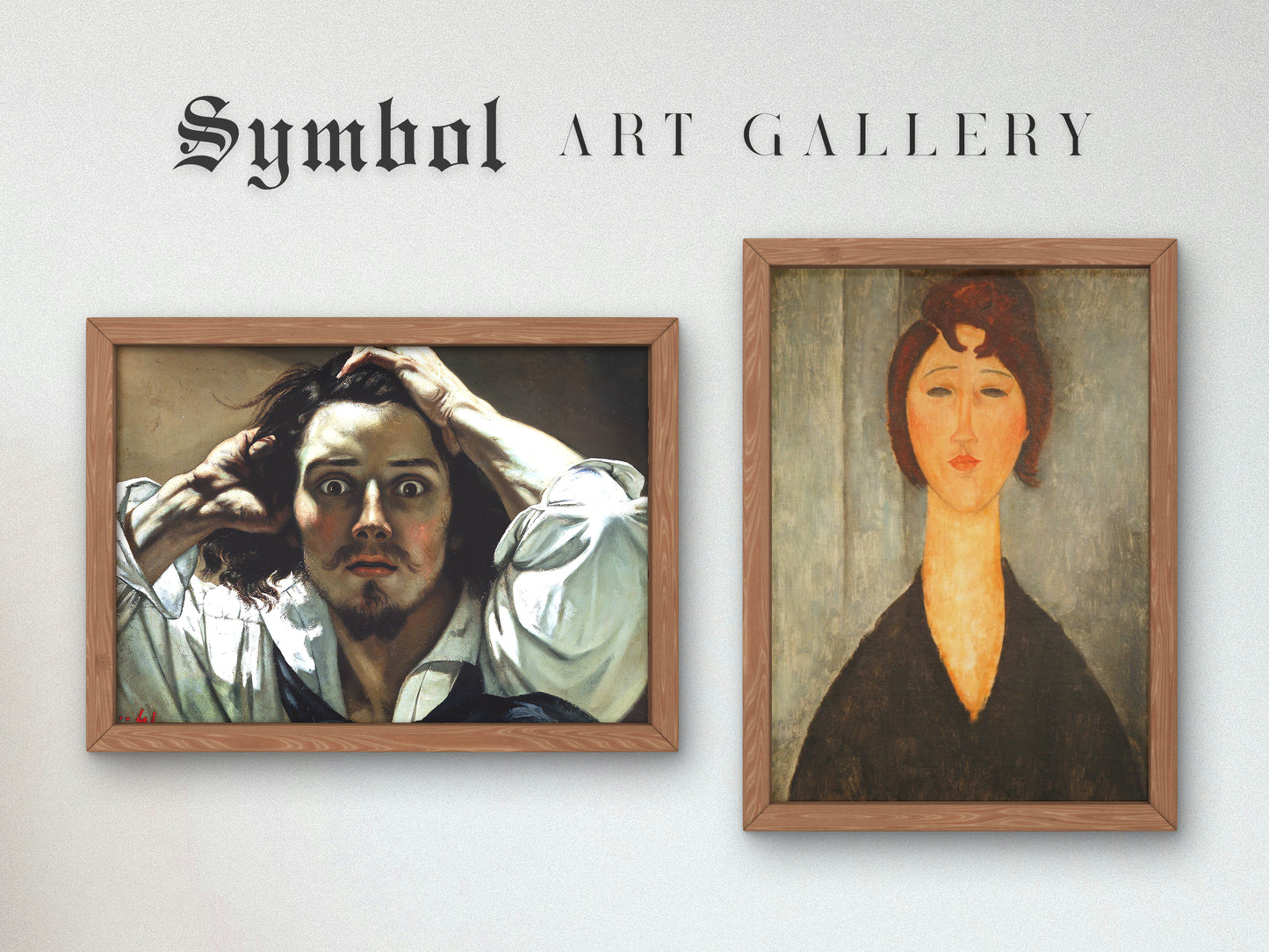 Desperate Man by Gustave Courbet 1843, Museum Quality Oil Painting Classical Art Poster, home deco, Housewarming Gift