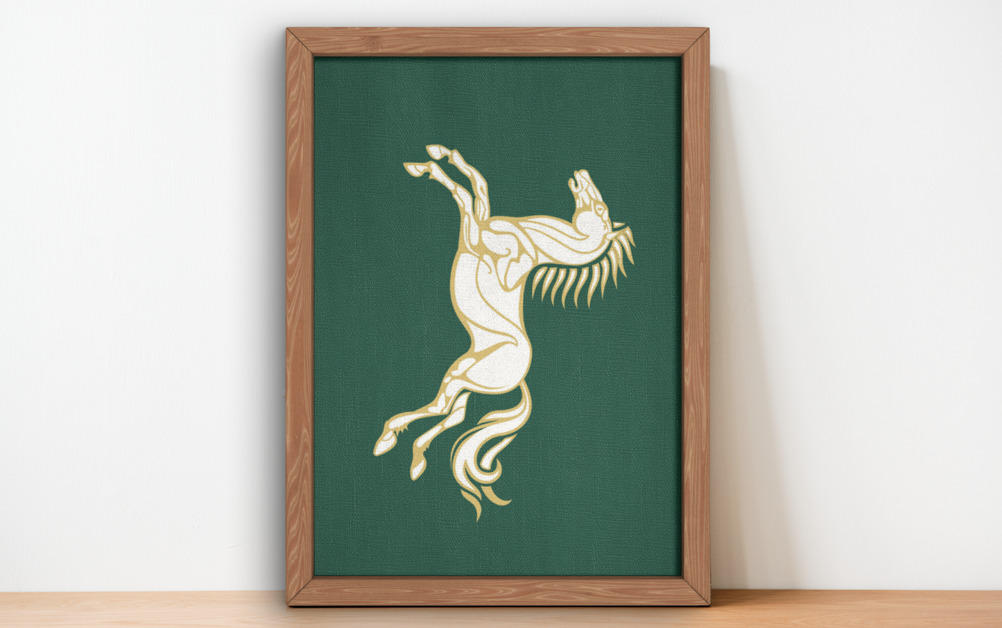 Drapeau Kingdom Of Rohan Poster wall art prints Banner of Rohan Vintage Flag