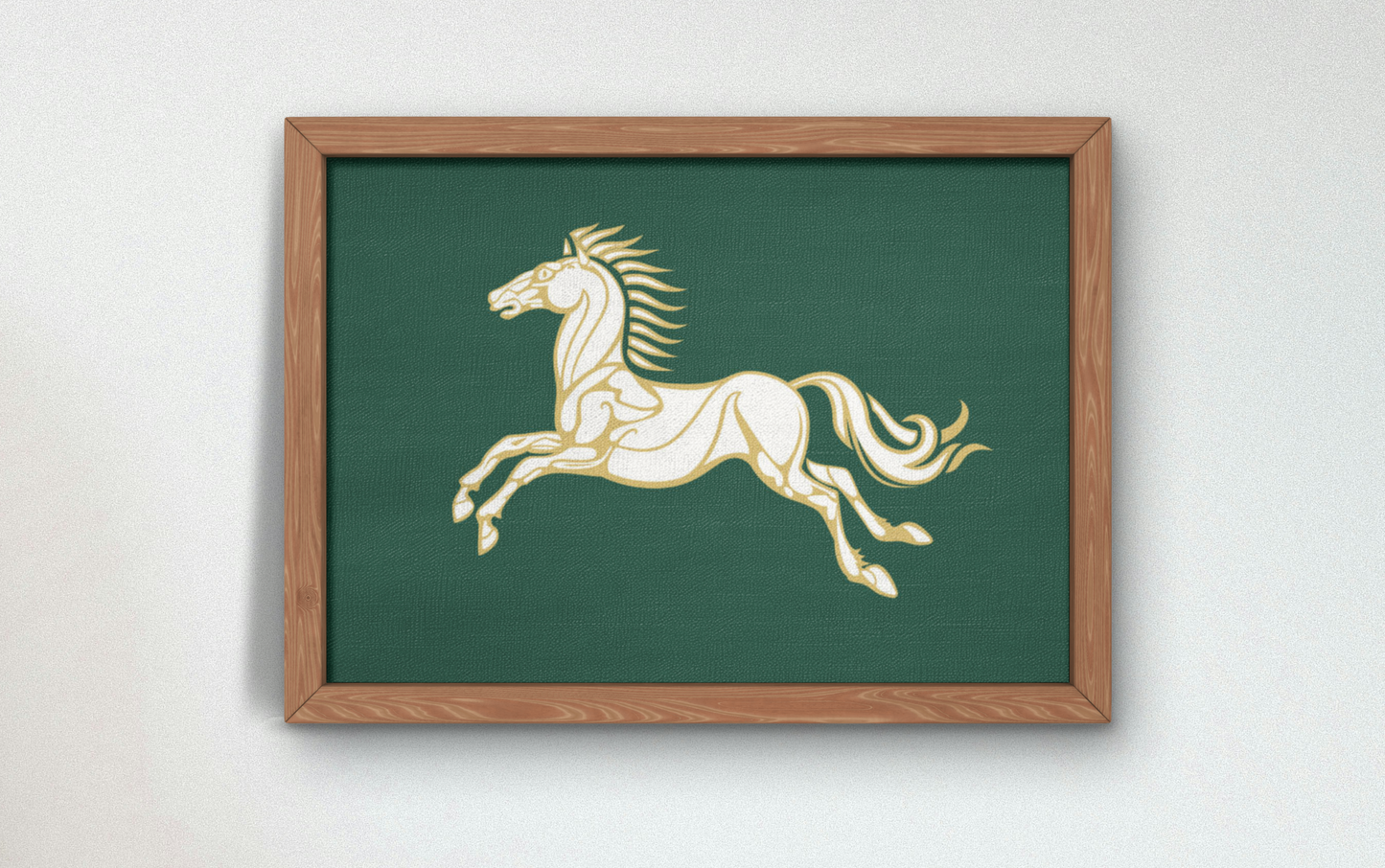 Drapeau Kingdom Of Rohan Poster wall art prints Banner of Rohan Vintage Flag