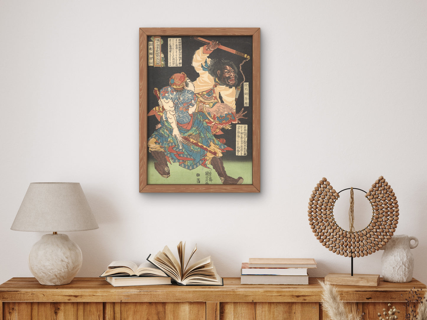 One Hundred and eight Heroes of the Water by Utagawa Kuniyoshiearly 19th, Japan Museum Quality print, Ukiyo-e, Japanese wall Art Poster Gift