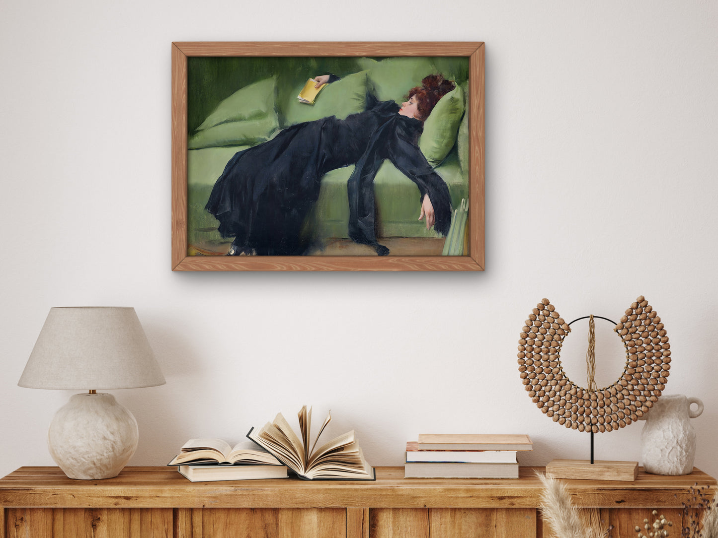 Decadent Young Woman After the Dance by Ramon Casas 1899, Classical Modern Art Poster, Museum Quality Print, Housewarming gift