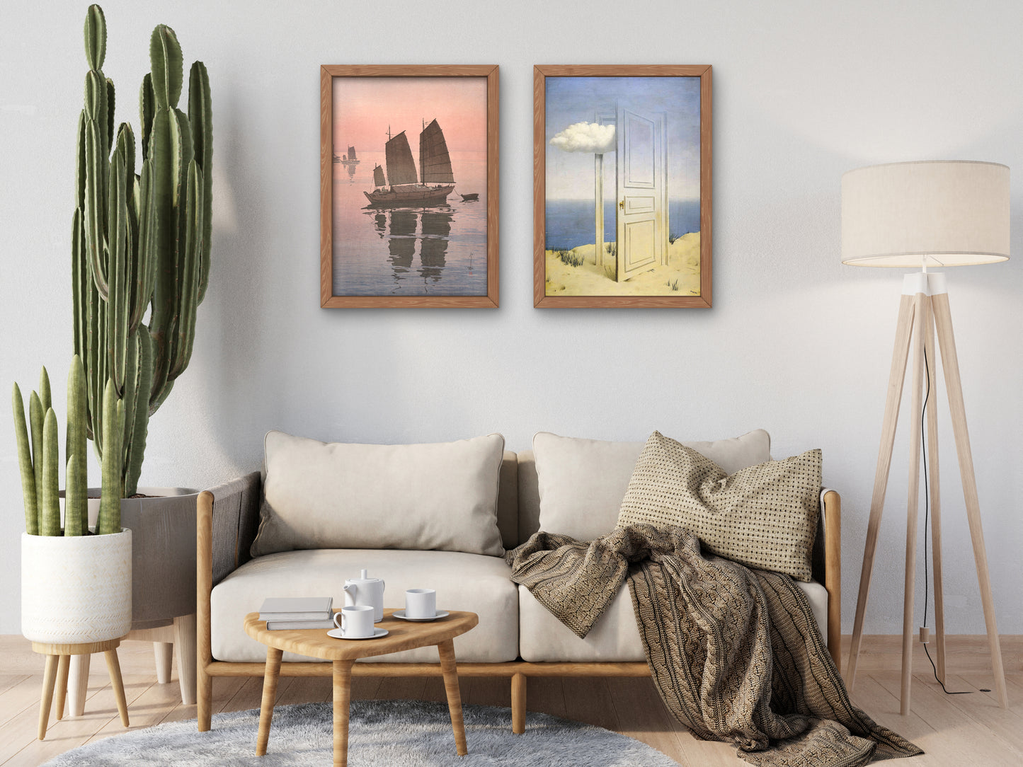 Sailing Boats Evening from The Seto Inland Sea Series by Hiroshi Yoshida 1926, Japan Museum Quality print, Ukiyo-e