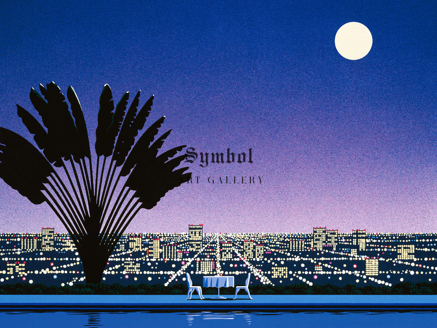 Still Of The Night II by Hiroshi Nagai Poster, 80's Aesthetic, Vaporwave, Synthwave, Japan Art, Retrowave, Housewarming Art Gift Print