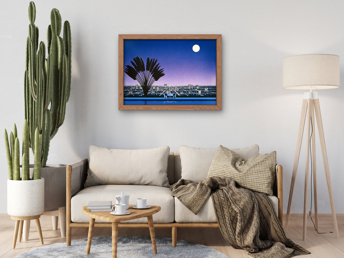 Still Of The Night II by Hiroshi Nagai Poster, 80's Aesthetic, Vaporwave, Synthwave, Japan Art, Retrowave, Housewarming Art Gift Print