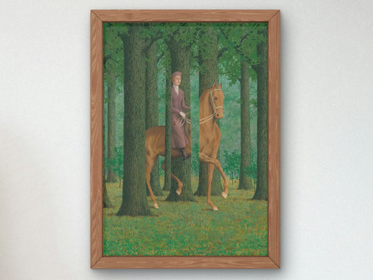 The Blank Signature by Rene Magritte 1965 Art print, Museum Quality artwork gallery poster, wall art, classy elegant home decor, surréalism