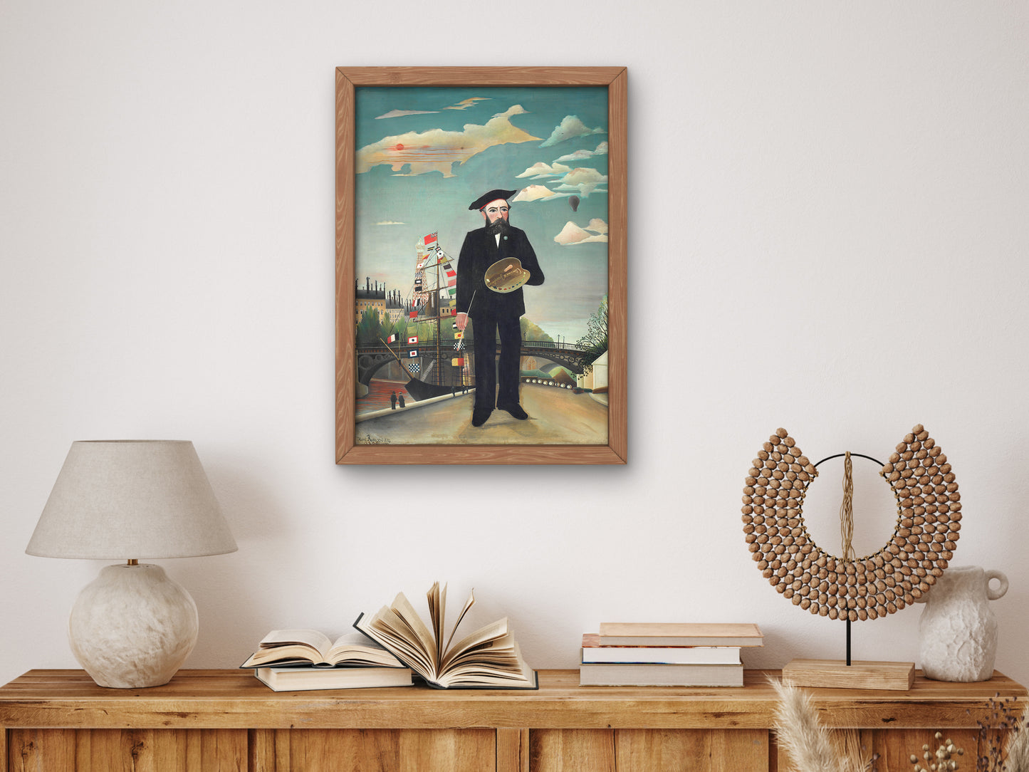 Moi-même by Henri Rousseau 1890 Art Print, Museum Quality Oil Painting print, home decor wall art, Housewarming Home Gift, Elegant Poster