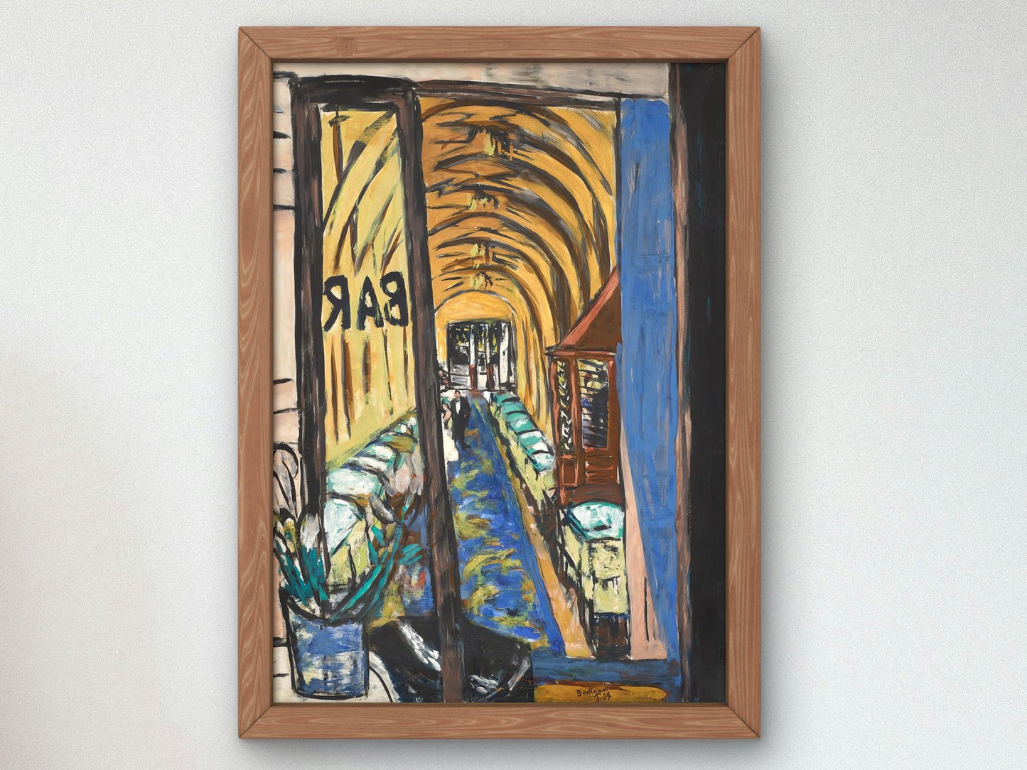 A Bar in Paris by Max Beckmann, 1939, Expressionism and Fauvism, fine art print