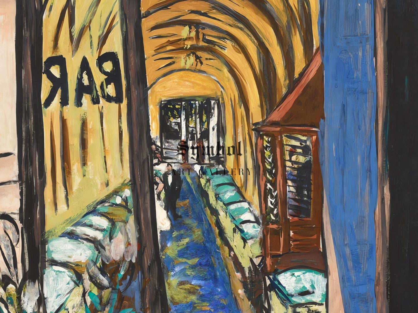 A Bar in Paris by Max Beckmann, 1939, Expressionism and Fauvism, fine art print