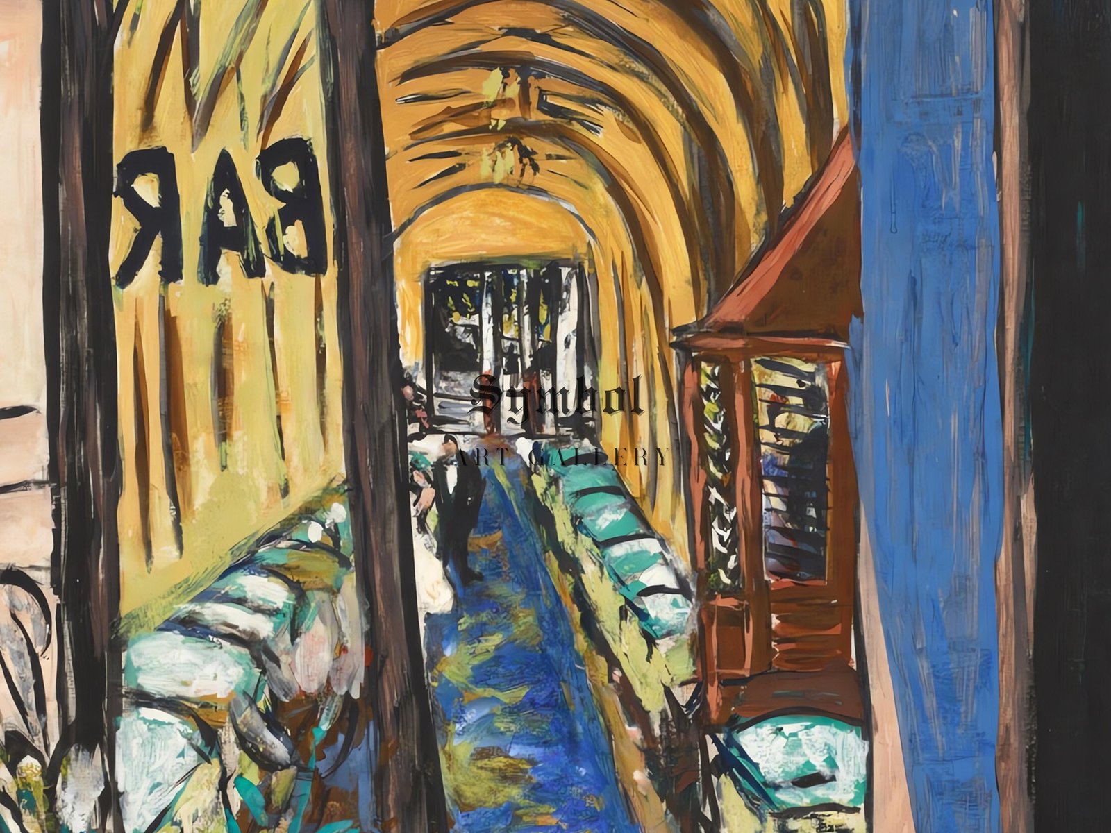 A Bar in Paris by Max Beckmann, 1939, Expressionism and Fauvism, fine art print