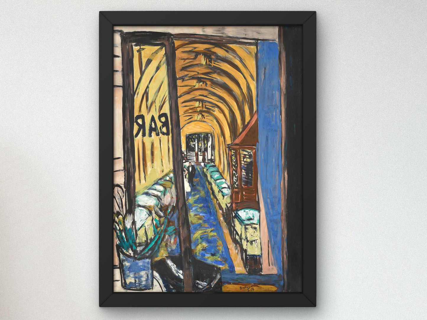A Bar in Paris by Max Beckmann, 1939, Expressionism and Fauvism, fine art print