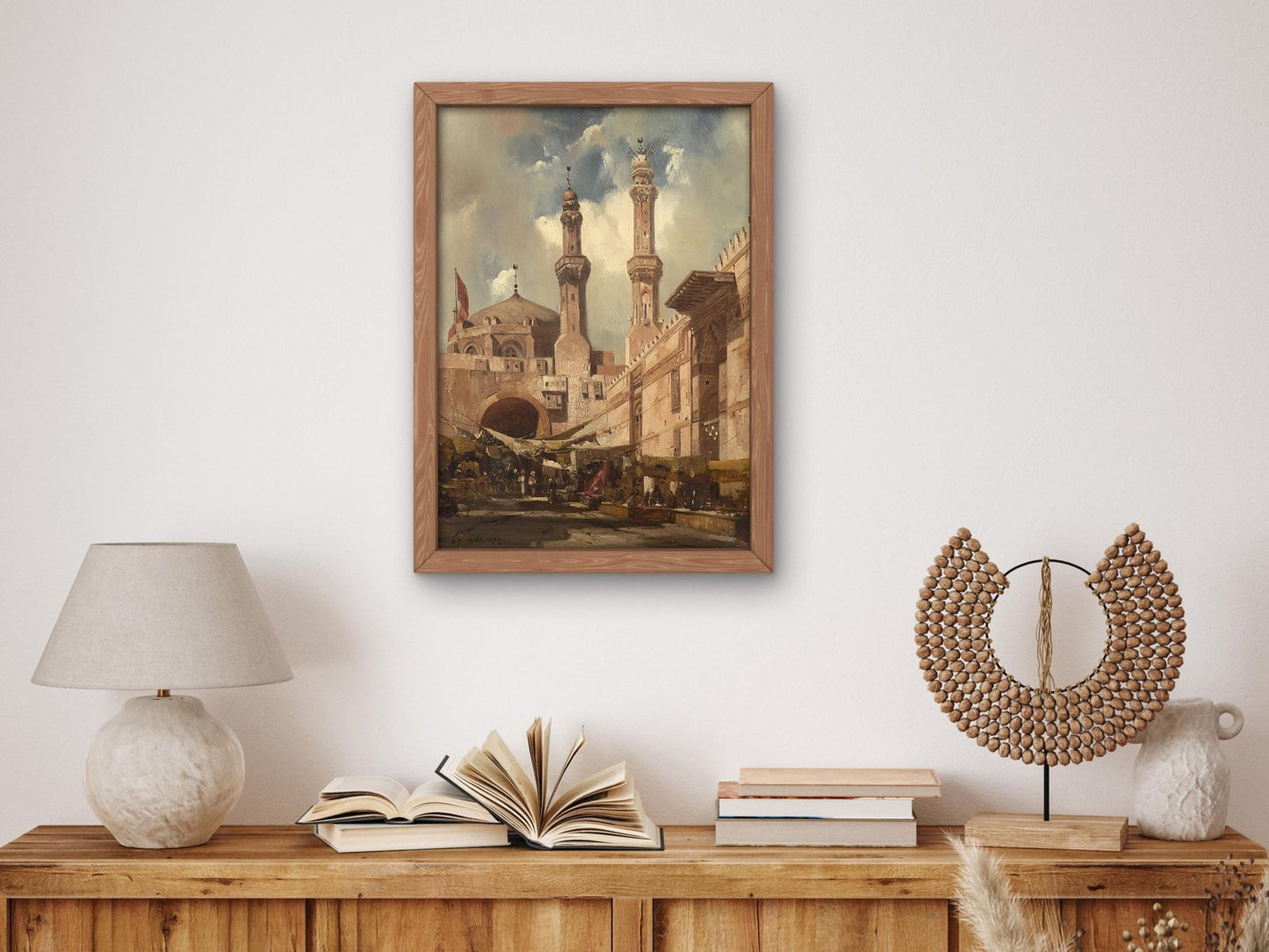 A Cairo Bazaar by Adrien Dauzats, 1839, Orientalism and Exoticism, fine art print