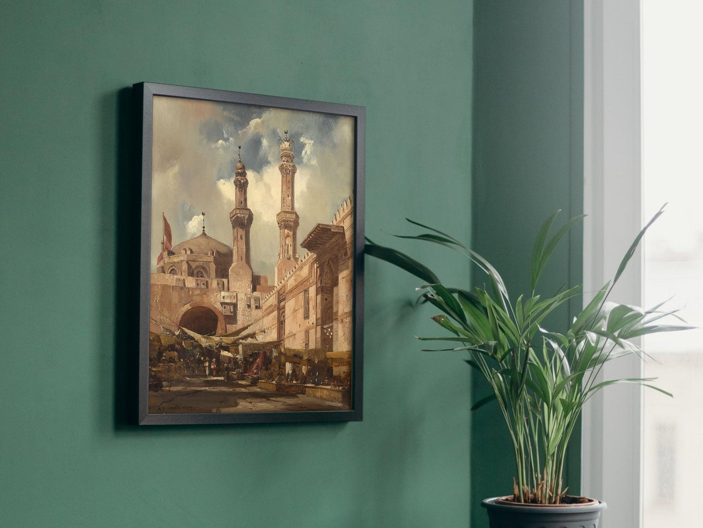 A Cairo Bazaar by Adrien Dauzats, 1839, Orientalism and Exoticism, fine art print