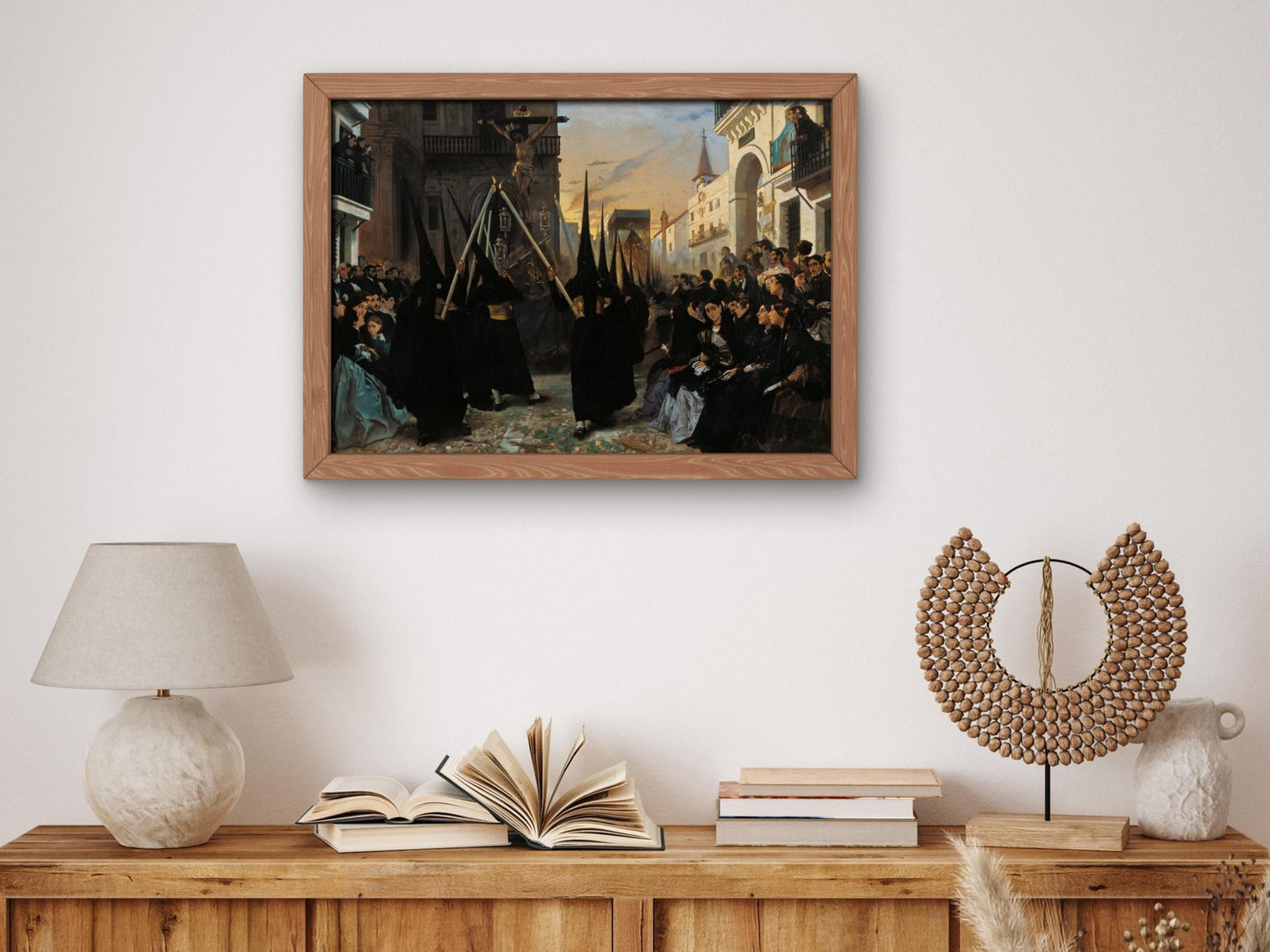 A Confraternity in Procession by Alfred Dehodencq, 1851, Orientalism and Exoticism, fine art print